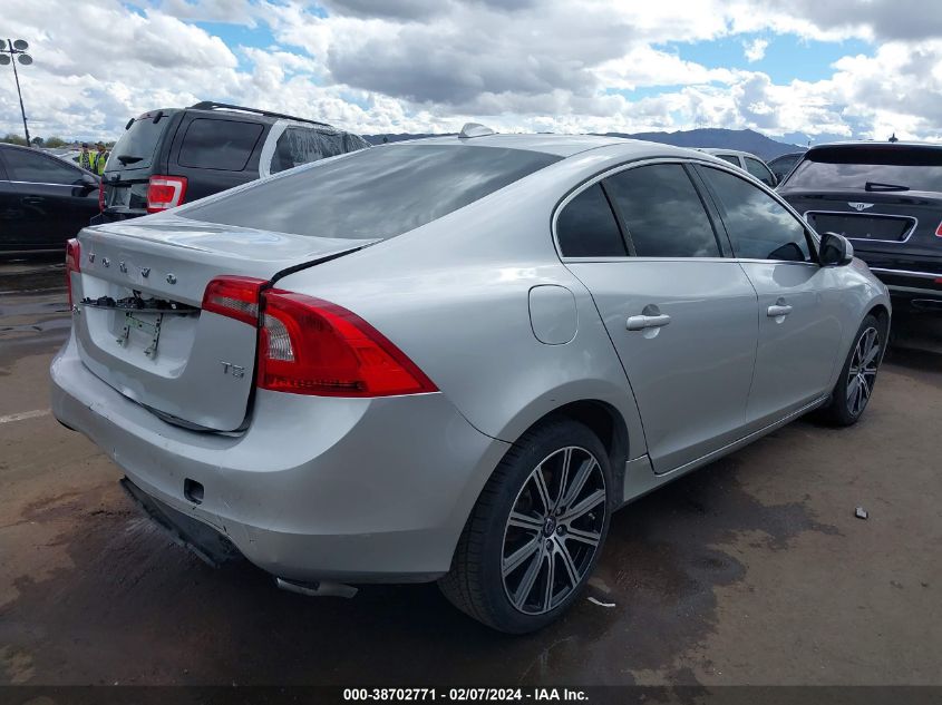 2014 Volvo S60 T5/T5 Platinum/T5 Premier/T5 Premier Plus VIN: YV1612FS2E1284271 Lot: 38702771