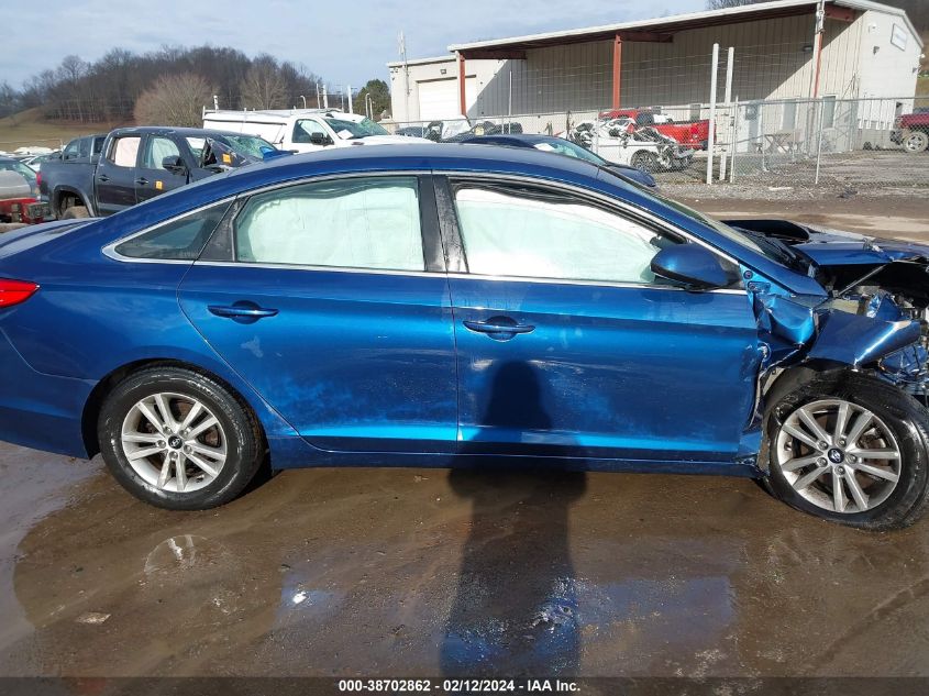 2017 Hyundai Sonata Se VIN: 5NPE24AF3HH555789 Lot: 38702862