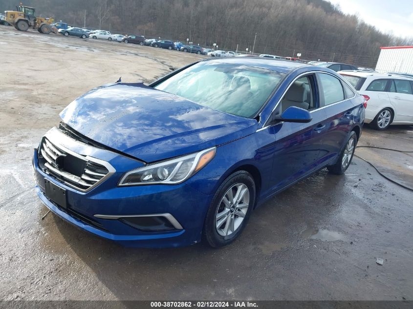 2017 Hyundai Sonata Se VIN: 5NPE24AF3HH555789 Lot: 38702862