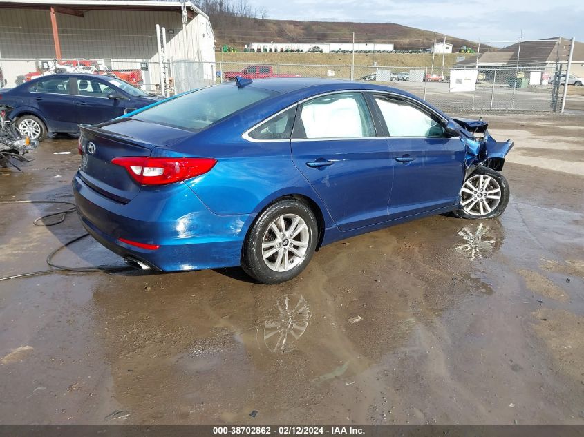 2017 Hyundai Sonata Se VIN: 5NPE24AF3HH555789 Lot: 38702862