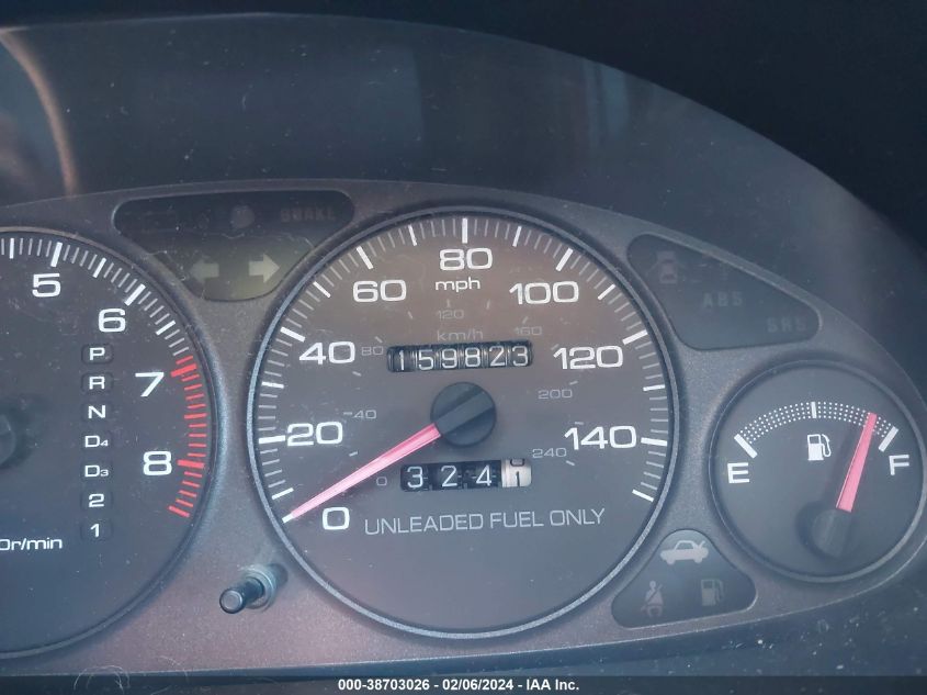 2000 Acura Integra Ls VIN: JH4DC4452YS012591 Lot: 38703026