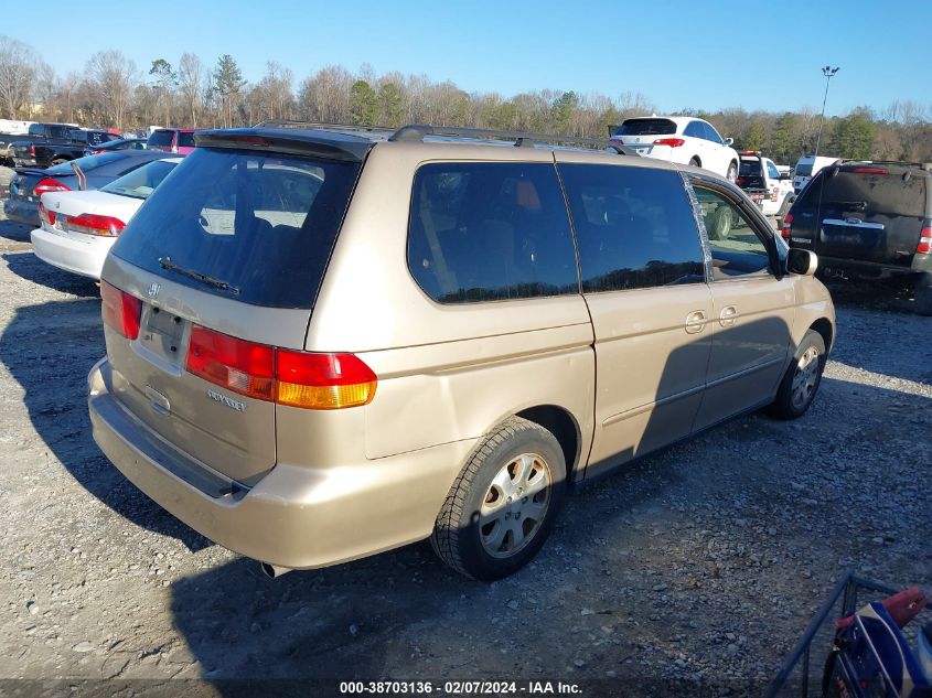 2002 Honda Odyssey Ex VIN: 2HKRL18652H556730 Lot: 38703136