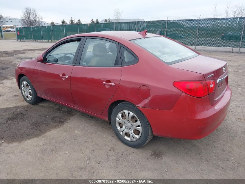 KMHDU4AD8AU059186 2010 Hyundai Elantra Gls