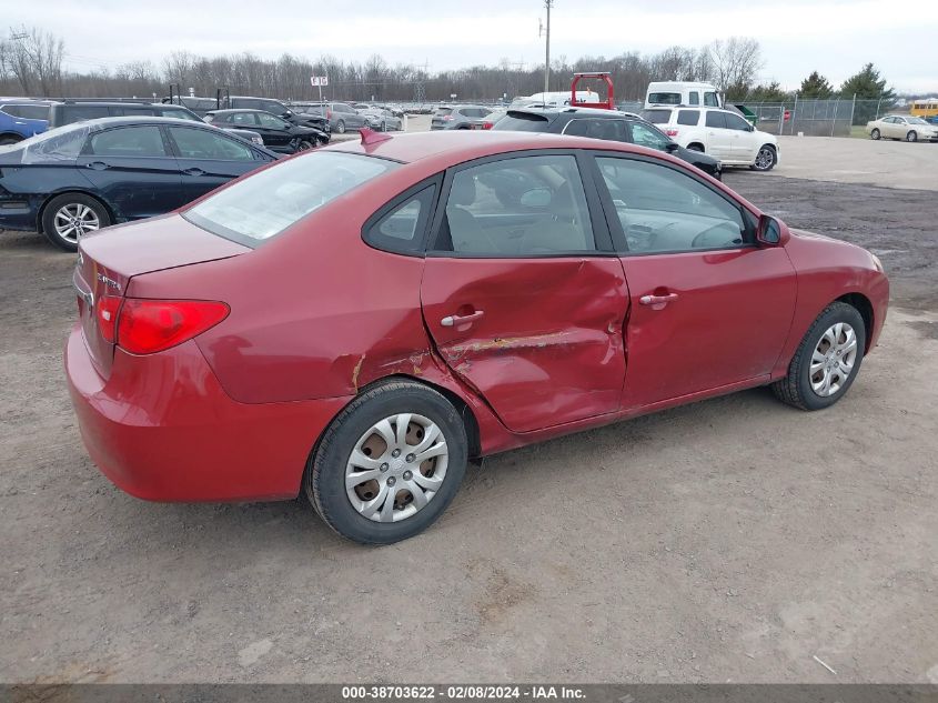 KMHDU4AD8AU059186 2010 Hyundai Elantra Gls