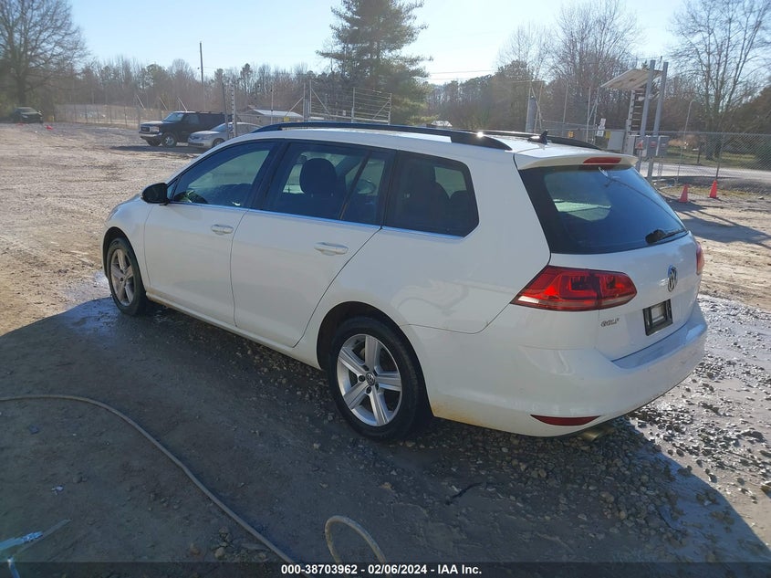 2015 VOLKSWAGEN GOLF SPORTWAGEN TDI S 4-DOOR - 3VWCA7AU9FM501881