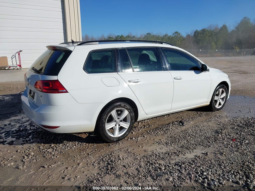 2015 VOLKSWAGEN GOLF SPORTWAGEN TDI S 4-DOOR - 3VWCA7AU9FM501881