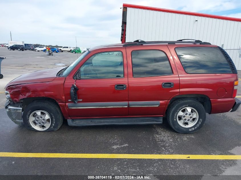 2002 Chevrolet Tahoe Ls VIN: 1GNEC13Z42R167092 Lot: 38704119