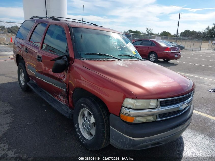 2002 Chevrolet Tahoe Ls VIN: 1GNEC13Z42R167092 Lot: 38704119