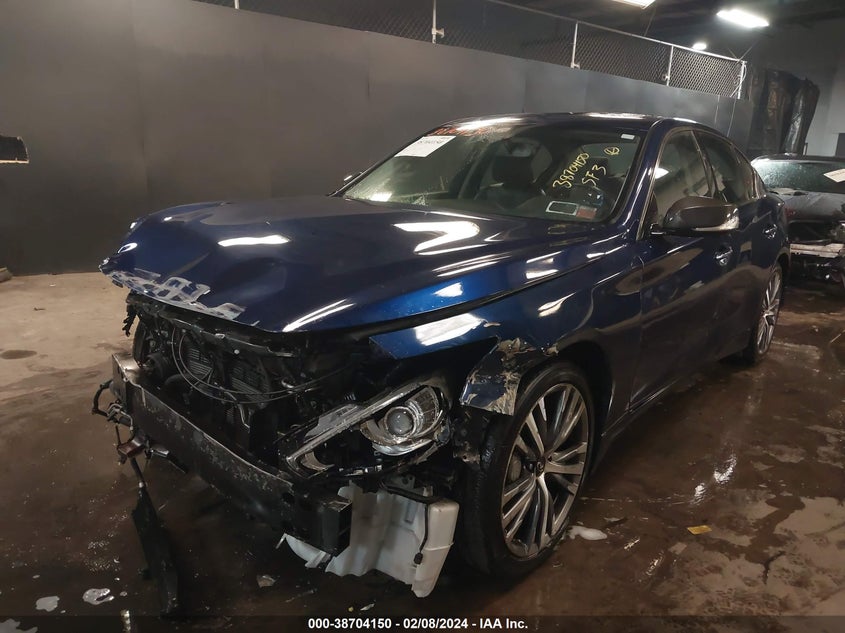 VIN JN1EV7AR4JM432536 2018 INFINITI Q50 3.0T SPORT