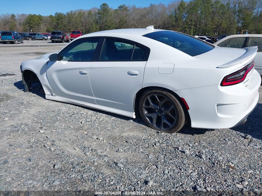 VIN 2C3CDXHGXKH608591 2019 DODGE CHARGER GT RWD