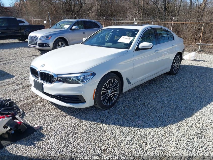 2019 BMW 530I xDrive VIN: WBAJA7C52KWW17608 Lot: 38704592