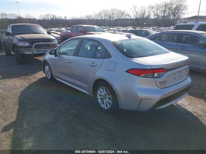VIN 5YFVPMAE6MP165856 2021 TOYOTA COROLLA LE