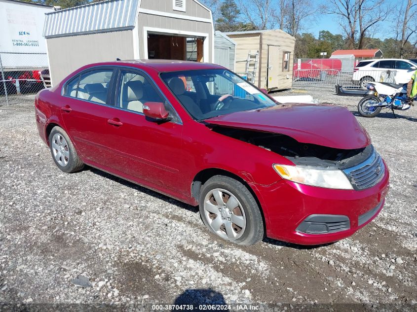 2009 Kia Optima Lx VIN: KNAGE228895305323 Lot: 38704738