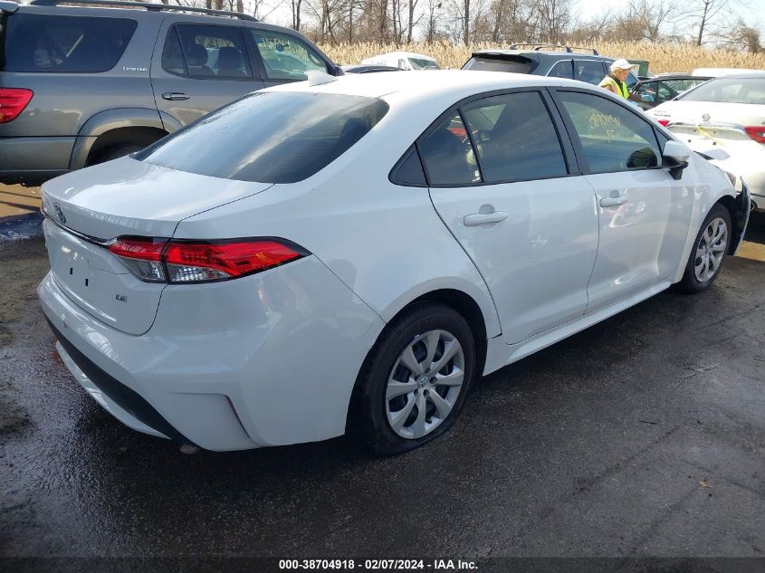 2022 Toyota Corolla Le VIN: JTDEPMAE2N3029850 Lot: 38704918