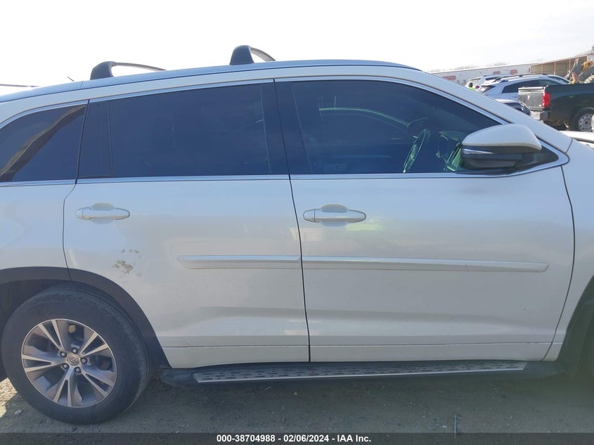 2015 TOYOTA HIGHLANDER XLE V6 - 5TDKKRFH0FS046468