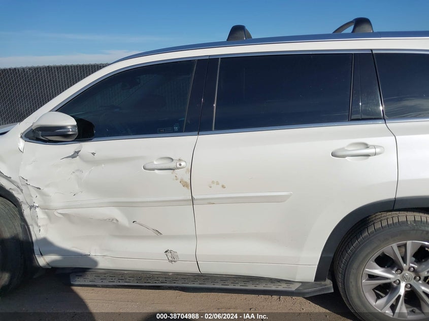 2015 TOYOTA HIGHLANDER XLE V6 - 5TDKKRFH0FS046468