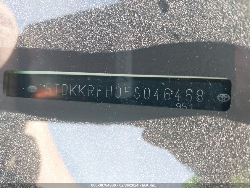 2015 TOYOTA HIGHLANDER XLE V6 - 5TDKKRFH0FS046468