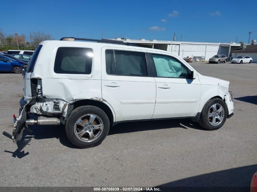 2015 Honda Pilot Exl VIN: 5FNYF3H56FB031699 Lot: 38705039