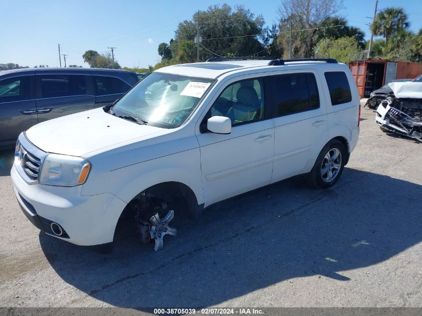 2015 Honda Pilot Exl VIN: 5FNYF3H56FB031699 Lot: 38705039