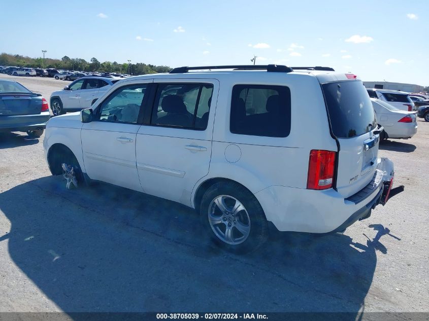 2015 Honda Pilot Exl VIN: 5FNYF3H56FB031699 Lot: 38705039