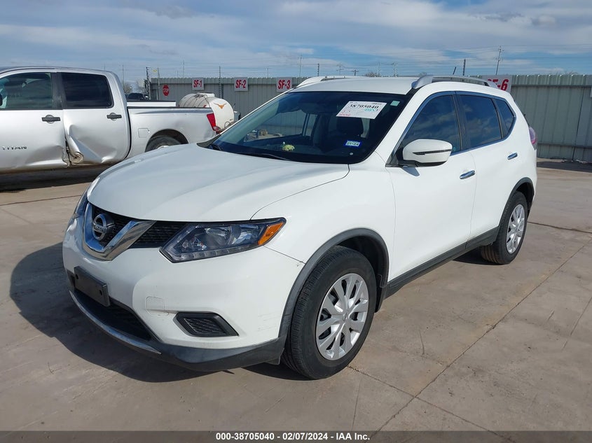 2016 NISSAN ROGUE S/SL/SV - KNMAT2MT4GP637650
