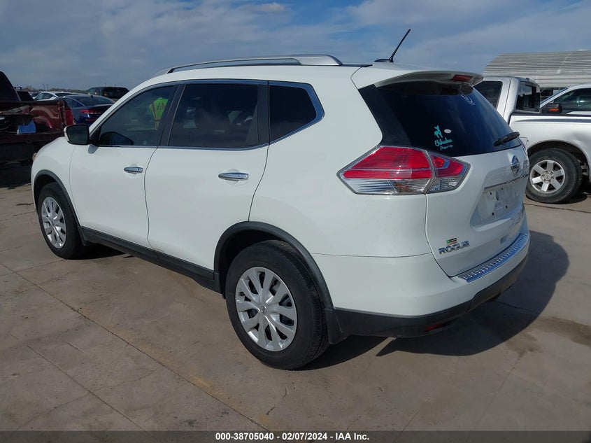 2016 NISSAN ROGUE S/SL/SV - KNMAT2MT4GP637650