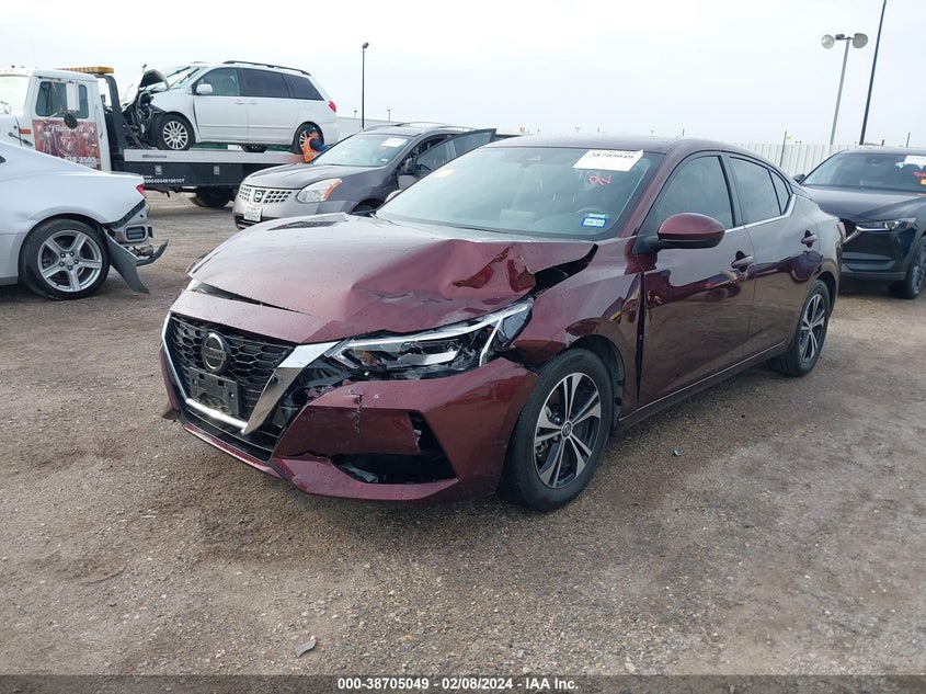 VIN 3N1AB8CV3PY301708 2023 NISSAN SENTRA SV