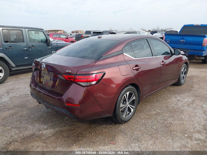 VIN 3N1AB8CV3PY301708 2023 NISSAN SENTRA SV
