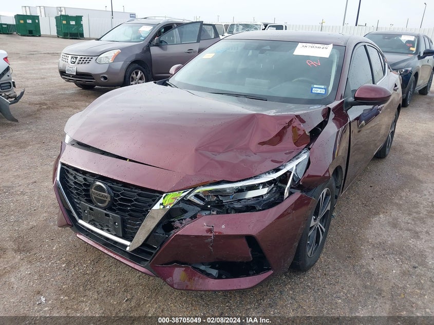 VIN 3N1AB8CV3PY301708 2023 NISSAN SENTRA SV