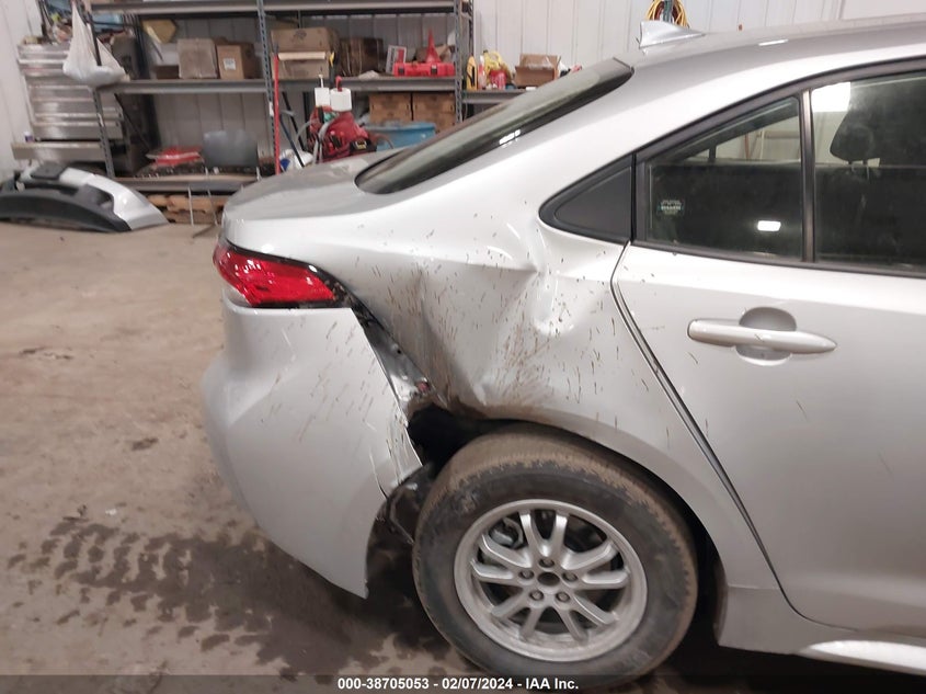VIN JTDEAMDE4MJ019490 2021 TOYOTA COROLLA HYBRID LE
