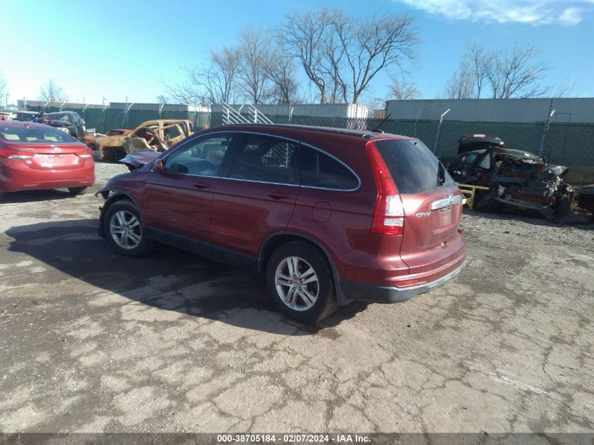 2010 Honda Cr-V Ex-L VIN: JHLRE4H75AC012956 Lot: 38705184