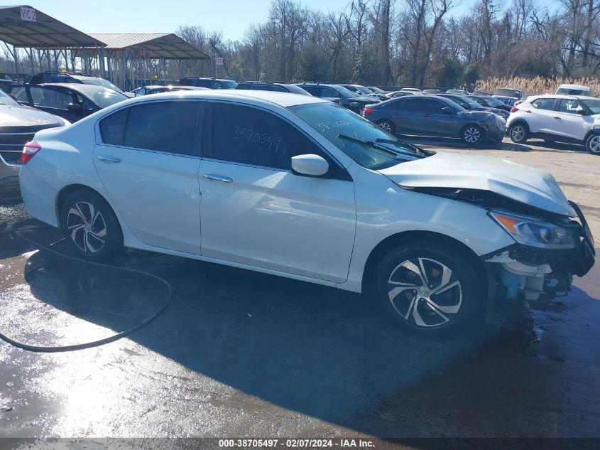 2016 Honda Accord Lx VIN: 1HGCR2F36GA147848 Lot: 38705497