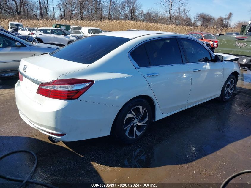 2016 Honda Accord Lx VIN: 1HGCR2F36GA147848 Lot: 38705497