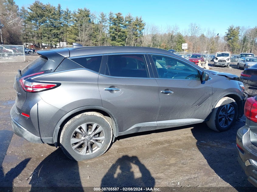 VIN 5N1AZ2MH2HN201009 2017 NISSAN MURANO S/SL/SV/PLATINUM