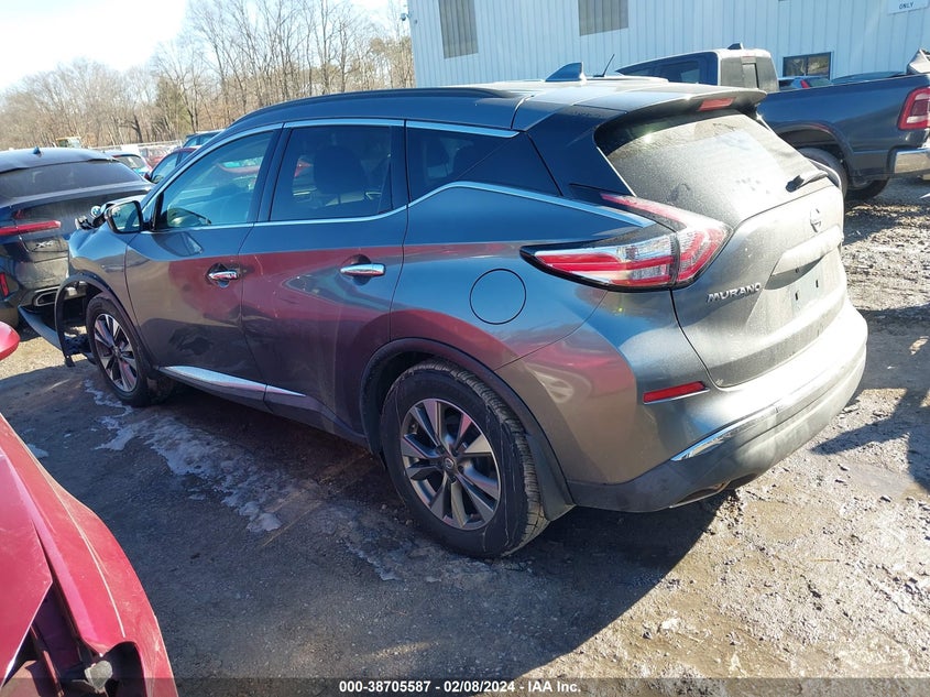 VIN 5N1AZ2MH2HN201009 2017 NISSAN MURANO S/SL/SV/PLATINUM