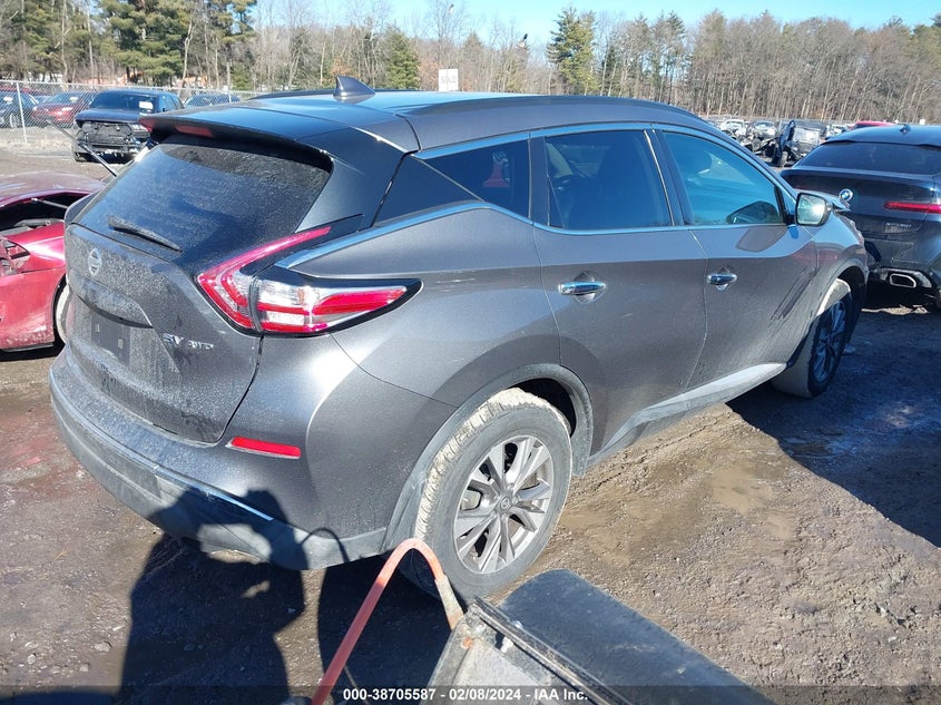 VIN 5N1AZ2MH2HN201009 2017 NISSAN MURANO S/SL/SV/PLATINUM