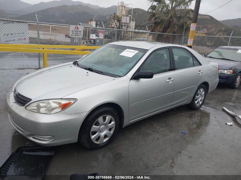 2003 Toyota Camry Le VIN: JTDBE32K630229913 Lot: 38705669