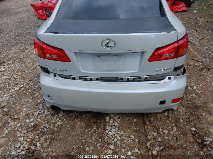 2006 Lexus Is 250 VIN: JTHBK262165023370 Lot: 38705884