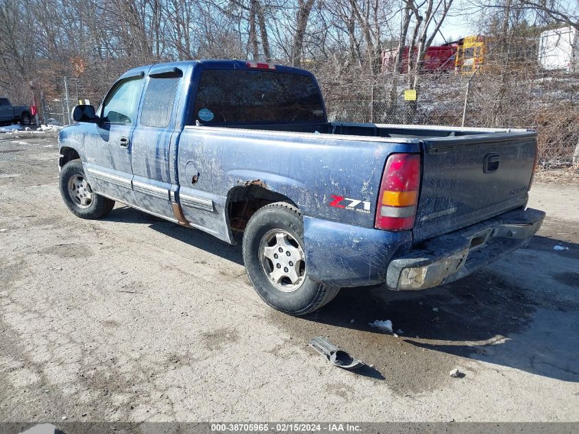 2001 Chevrolet Silverado 1500 Ls VIN: 2GCEK19T611152194 Lot: 38705965