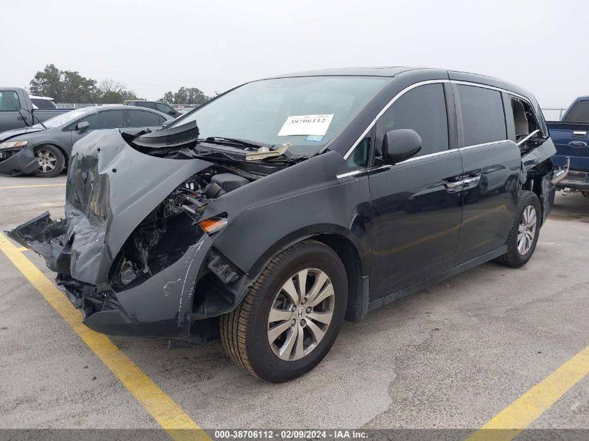 2014 Honda Odyssey Ex-L VIN: 5FNRL5H6XEB093722 Lot: 38706112