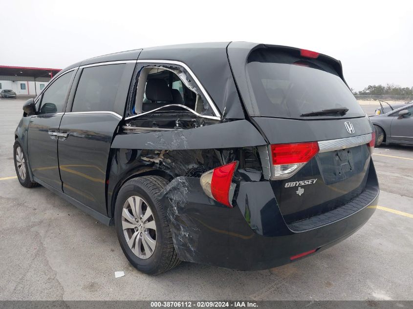 2014 Honda Odyssey Ex-L VIN: 5FNRL5H6XEB093722 Lot: 38706112