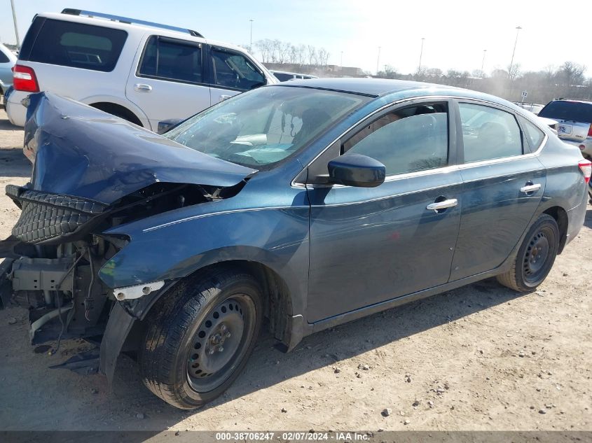 2015 Nissan Sentra Sv VIN: 3N1AB7AP0FL674926 Lot: 38706247