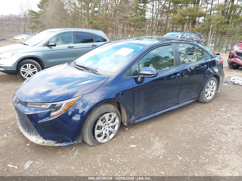 VIN JTDEPRAE3LJ094163 2020 TOYOTA COROLLA LE