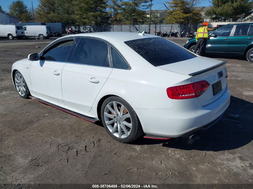 2012 Audi A4 2.0T Premium VIN: WAUFFAFL2CA097276 Lot: 38706488