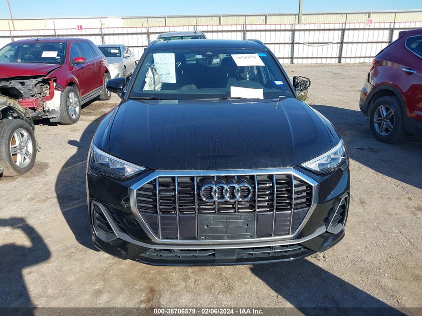 VIN WA1DECF3XN1068694 2022 AUDI Q3 PREMIUM 45 TFSI S LINE QUATTRO TIPTRONIC