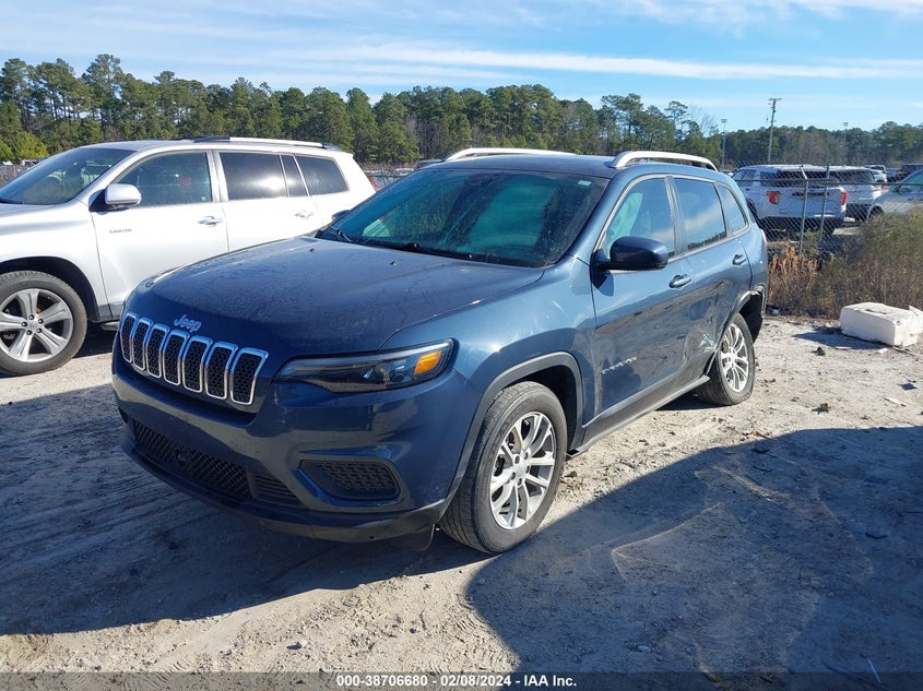 VIN 1C4PJLCB0MD140848 2021 JEEP CHEROKEE LATITUDE