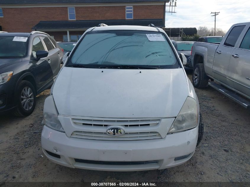 2010 Kia Sedona Lx VIN: KNDNGAC35A6349860 Lot: 38707565