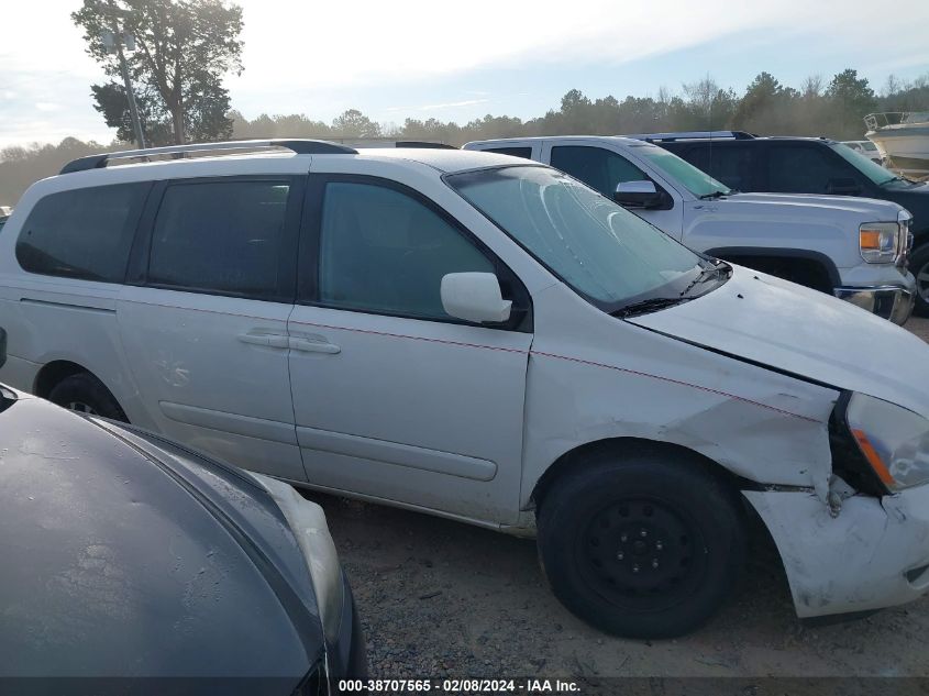 2010 Kia Sedona Lx VIN: KNDNGAC35A6349860 Lot: 38707565