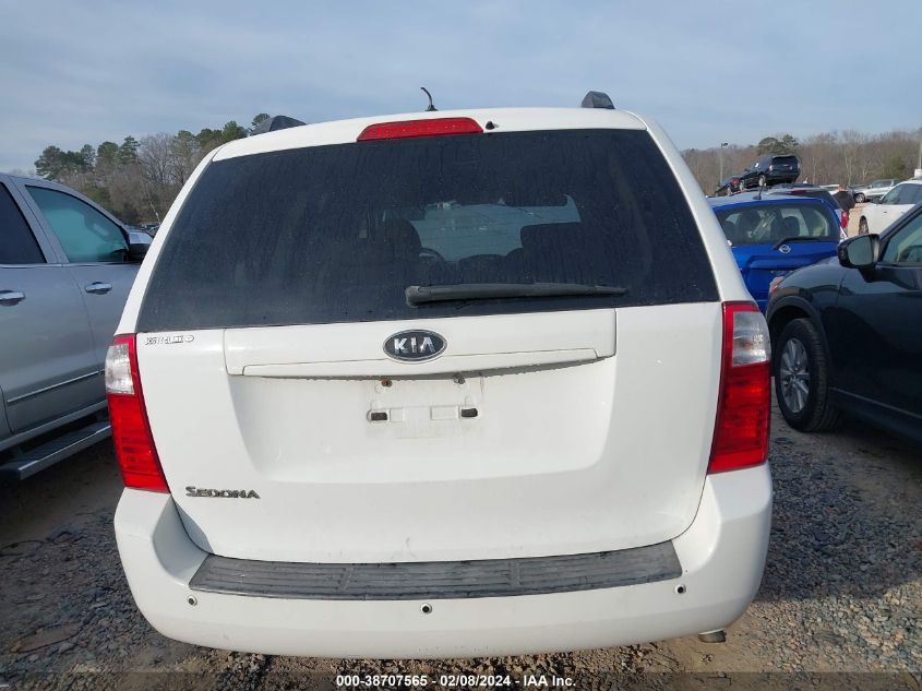 2010 Kia Sedona Lx VIN: KNDNGAC35A6349860 Lot: 38707565