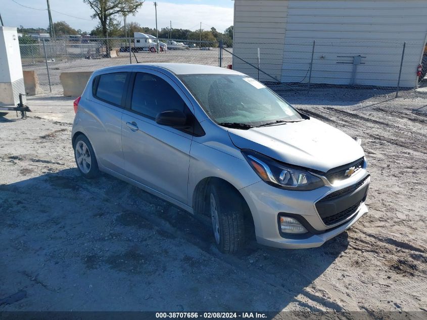 2022 Chevrolet Spark Fwd Ls Manual VIN: KL8CA6SA0NC019102 Lot: 38707656